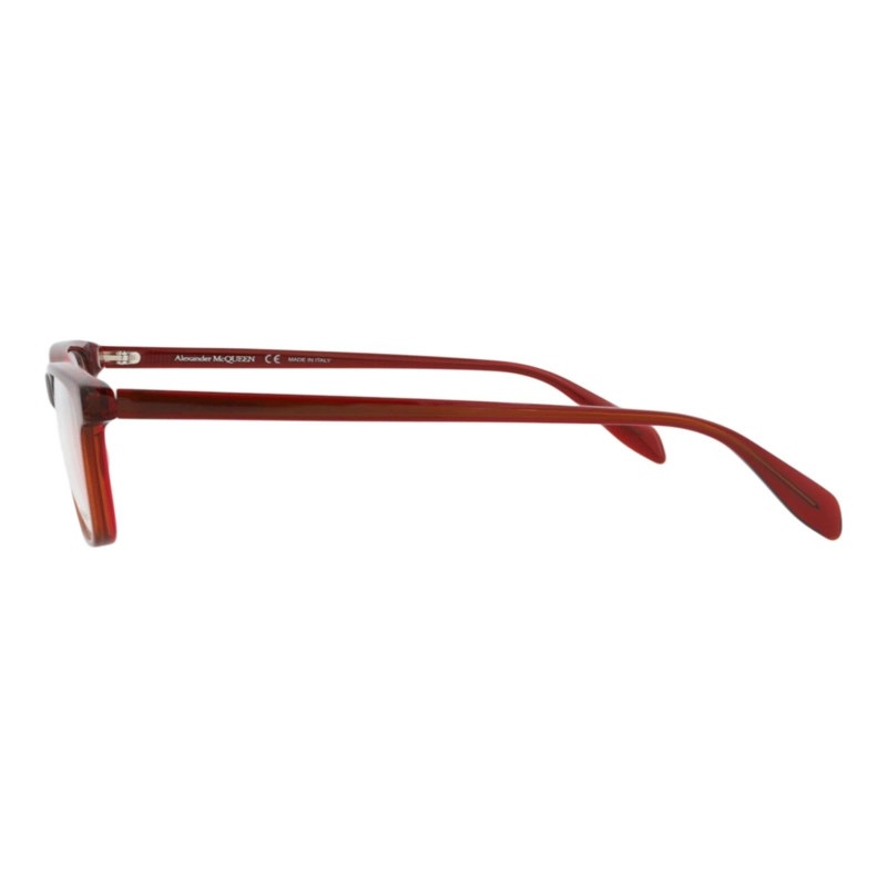 MONTURAS OPTICAS DE ACETATO CON MARCO CUADRADO ALEXANDER MCQUEEN PARA HOMBRE Y MUJER EN ROJO ROJO - 3