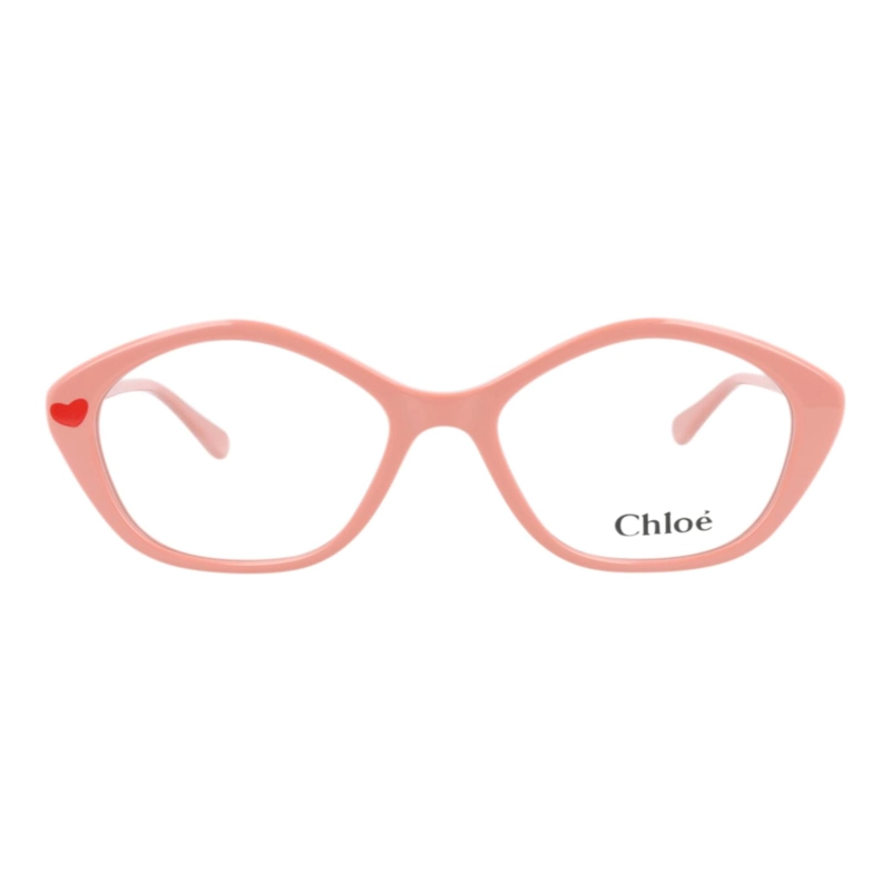 MONTURAS OPTICAS DE ACETATO DE MARCO CUADRADO CHLOE  PARA MUJER EN ROSA ROSA Y TRANSPARENTE - 1