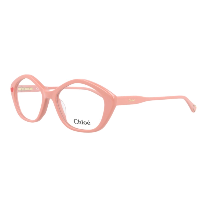 MONTURAS OPTICAS DE ACETATO DE MARCO CUADRADO CHLOE  PARA MUJER EN ROSA ROSA Y TRANSPARENTE - 2