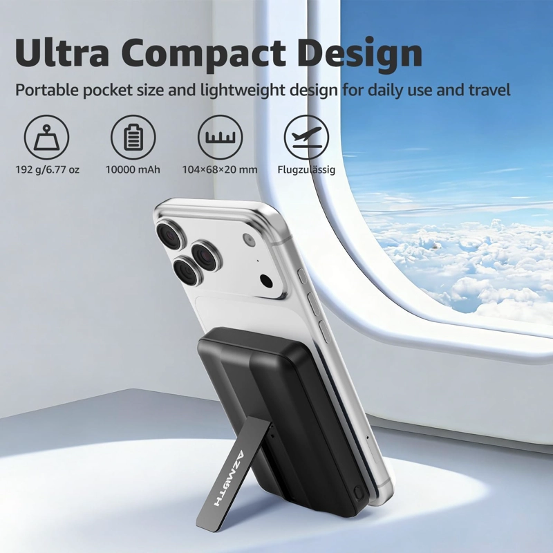 PARA CARGADOR PORTATIL MAGSAFE, BANCO DE ENERGIA MAGNE TICO DE 10000 - 5