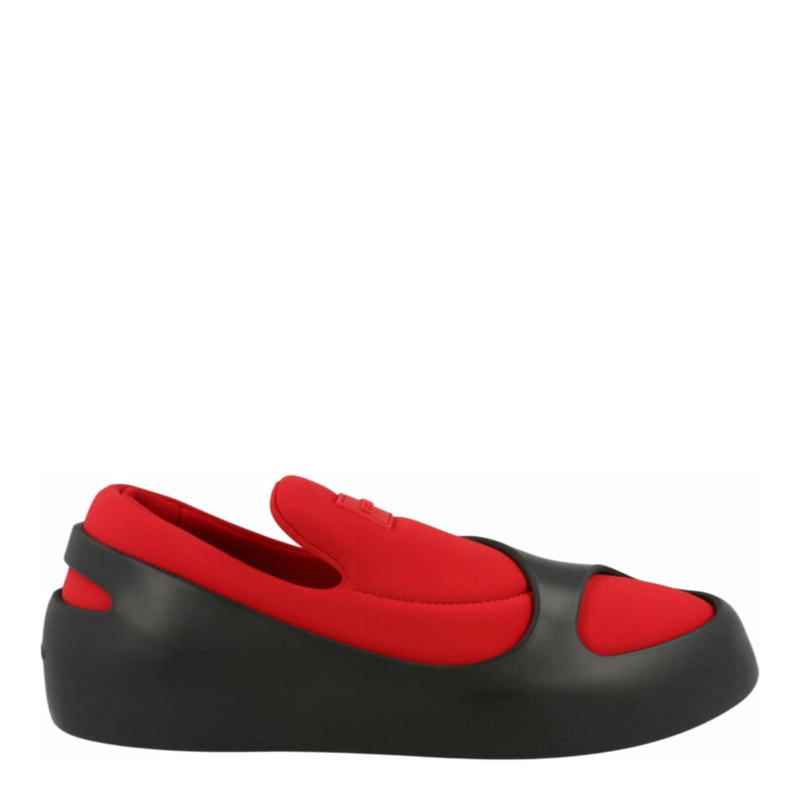 ZAPATILLAS DEPORTIVAS SIN CORDONES CON PANELES LUNARES FERRAGAMO PARA HOMBRE EN ROJO - 1