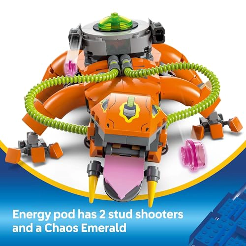 LEGO SONIC THE HEDGEHOG SUPER SHADOW VS BIOLIZARD REGALO DE JUGADOR PARA NIÑOS Y NIÑAS DIVERTIDO - 5