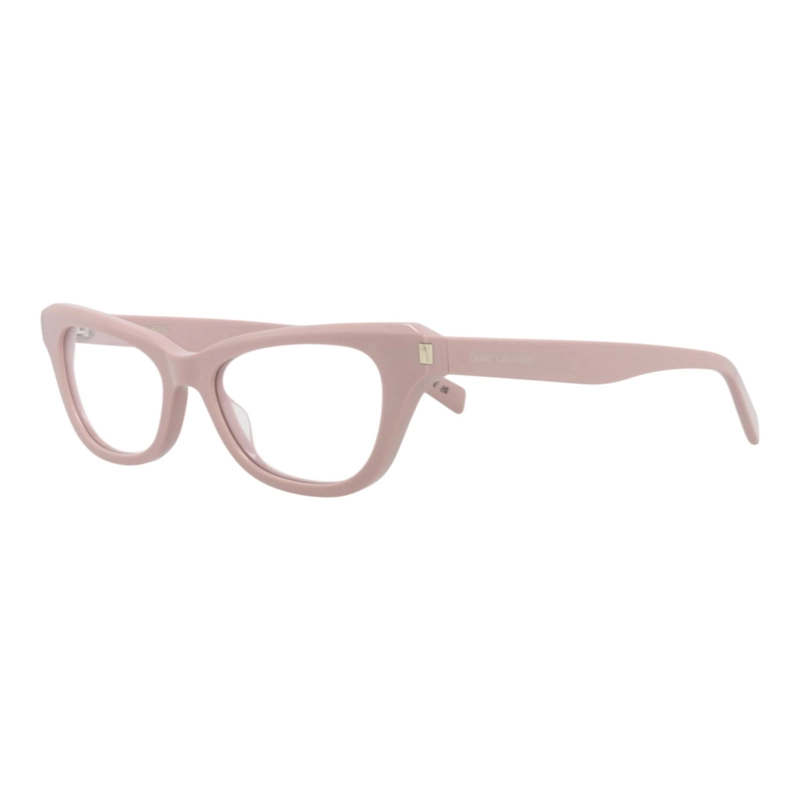 MONTURAS OPTICAS DE ACETATO RECICLADO SAINT LAURENT CON FORMA DE OJO DE GATO PARA MUJER EN ROSA - 2