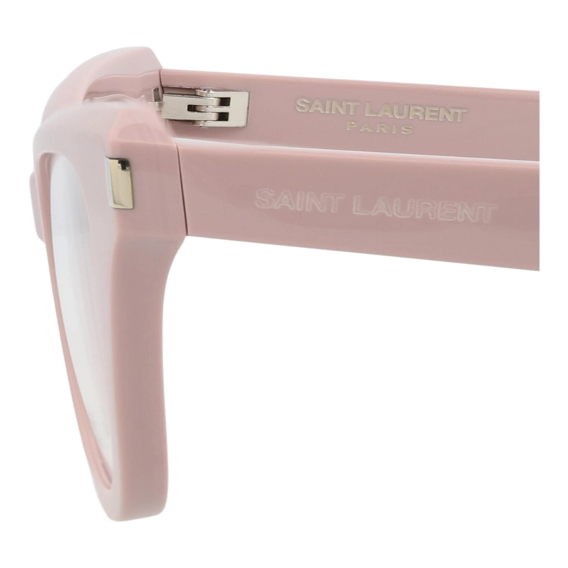 MONTURAS OPTICAS DE ACETATO RECICLADO SAINT LAURENT CON FORMA DE OJO DE GATO PARA MUJER EN ROSA - 4