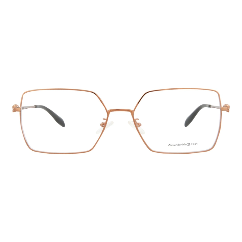 MARCOS OPTICOS METALICOS CON MARCO CUADRADO ALEXANDER MCQUEEN PARA MUJER EN COLOR NUDE NUDE - 1