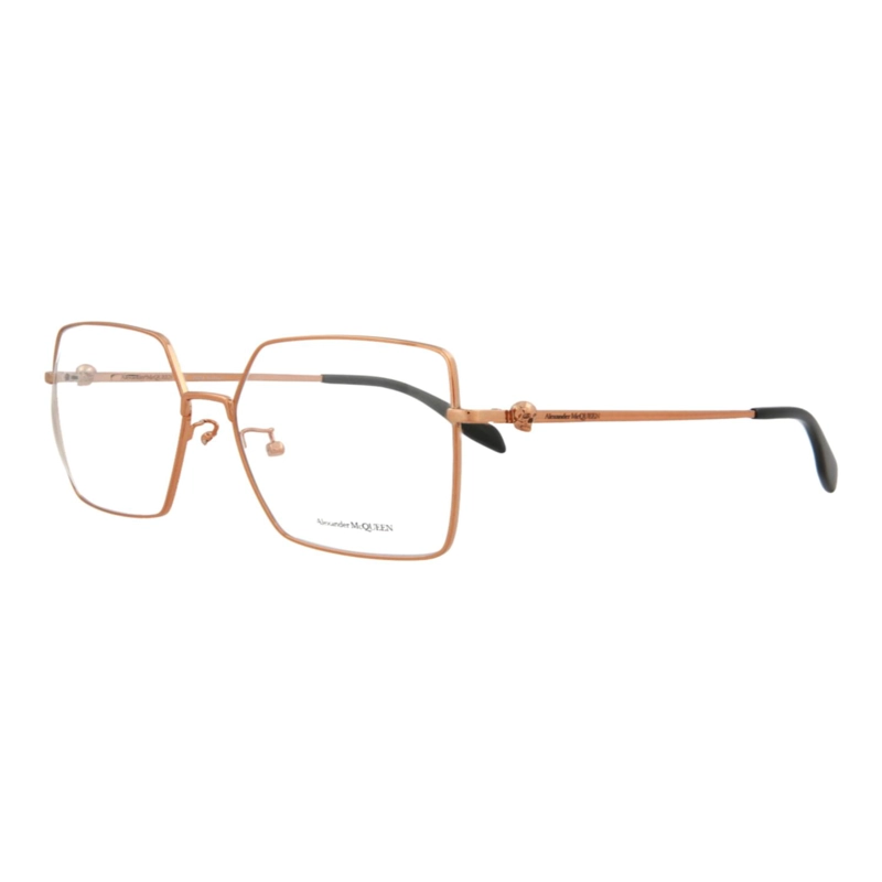 MARCOS OPTICOS METALICOS CON MARCO CUADRADO ALEXANDER MCQUEEN PARA MUJER EN COLOR NUDE NUDE - 2