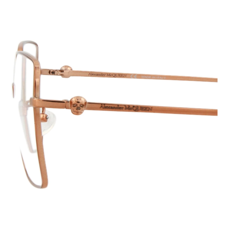 MARCOS OPTICOS METALICOS CON MARCO CUADRADO ALEXANDER MCQUEEN PARA MUJER EN COLOR NUDE NUDE - 4