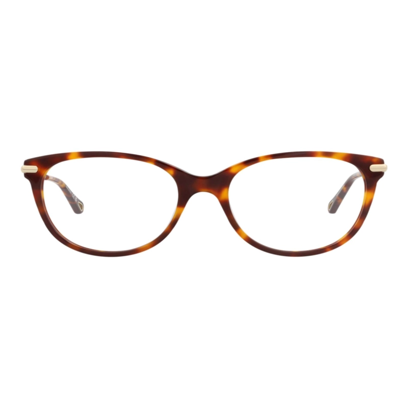 MONTURAS OPTICAS CHLOE  CAT EYEFRAME DE BIOACETATO PARA MUJER EN COLOR HAVANA GOLD TRANSPARENTE - 1
