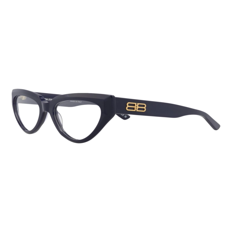 MONTURAS OPTICAS DE ACETATO RECICLADO BALENCIAGA CON FORMA DE OJO DE GATO PARA MUJER EN AZUL AZUL - 2