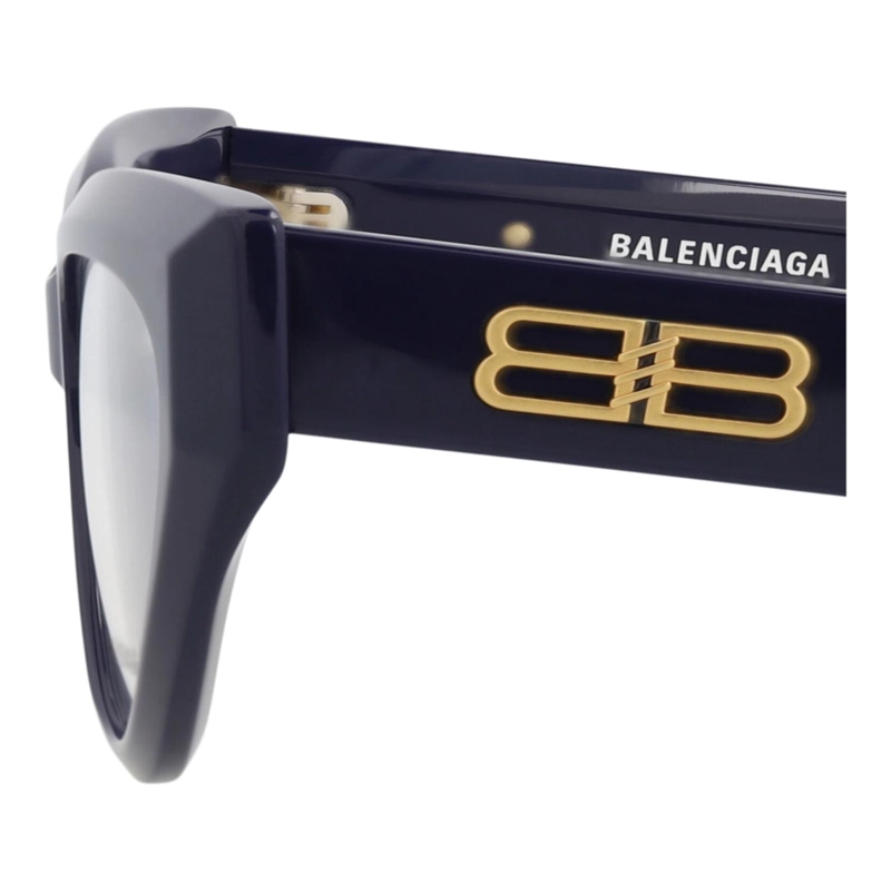 MONTURAS OPTICAS DE ACETATO RECICLADO BALENCIAGA CON FORMA DE OJO DE GATO PARA MUJER EN AZUL AZUL - 4