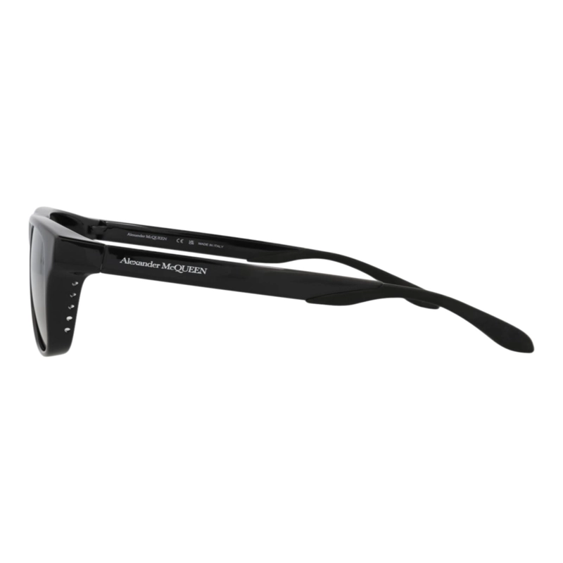 GAFAS DE SOL INYECTABLES CON MONTURA CUADRADA DE ALEXANDER MCQUEEN PARA HOMBRE Y MUJER EN NEGRO - 3