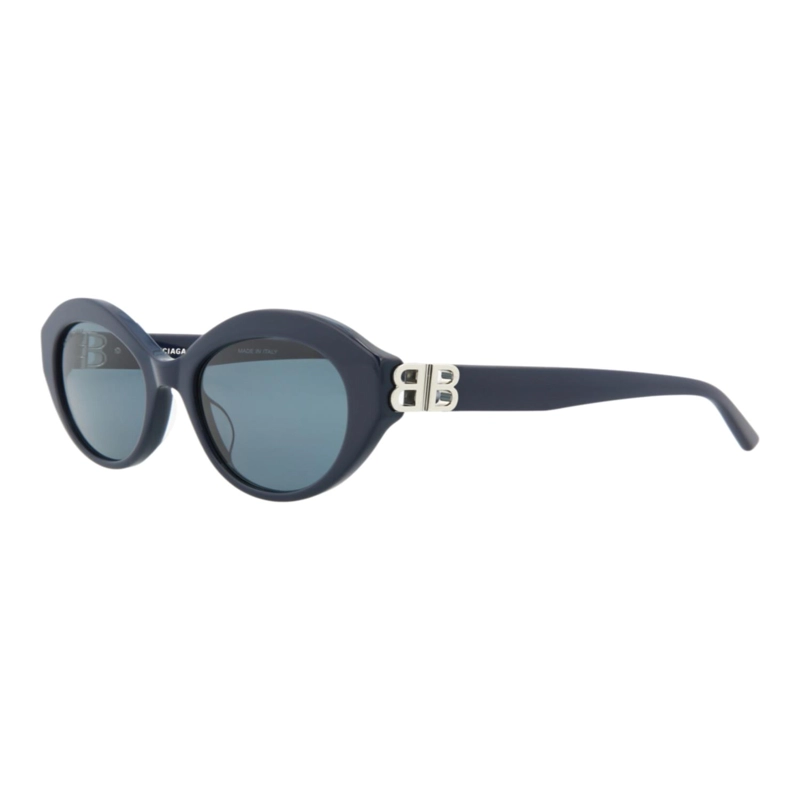 GAFAS DE SOL BALENCIAGA DE ACETATO CON MONTURA REDONDA PARA MUJER EN AZUL PLATEADO Y AZUL - 2
