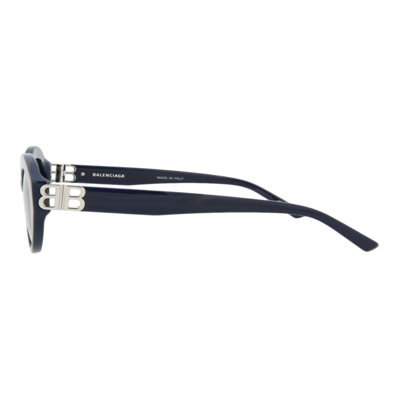 GAFAS DE SOL BALENCIAGA DE ACETATO CON MONTURA REDONDA PARA MUJER EN AZUL PLATEADO Y AZUL - 3
