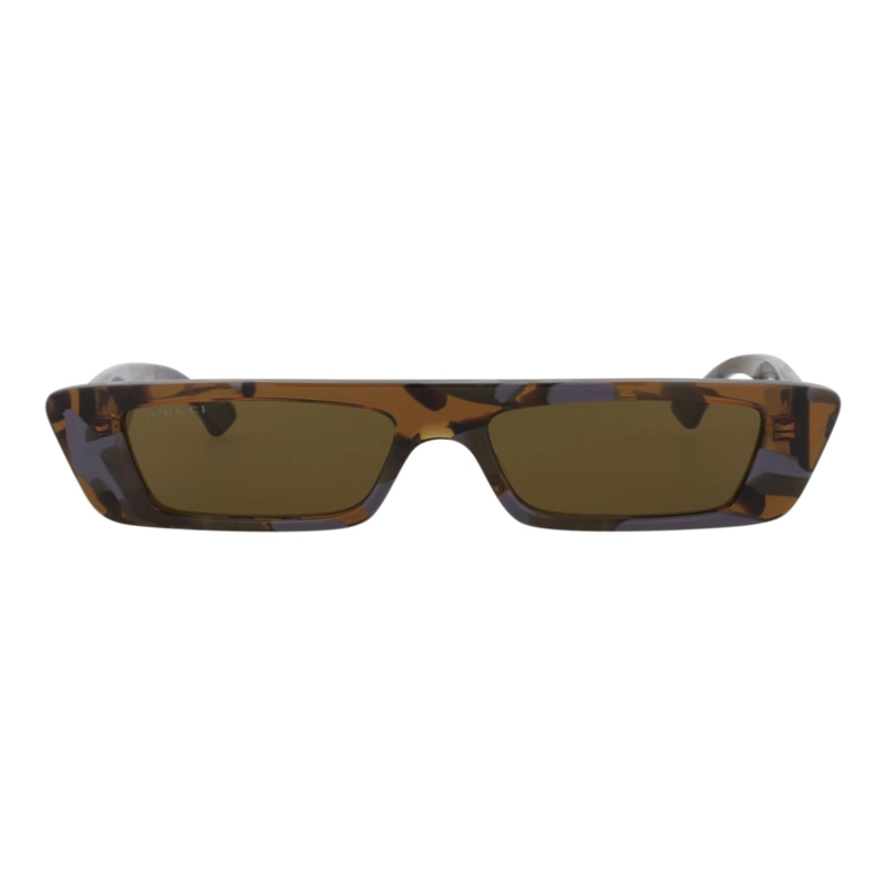 GAFAS DE SOL GUCCI DE ACETATO RECICLADO CON MONTURA CUADRADA PARA HOMBRE EN HAVANA HAVANA BROWN - 1