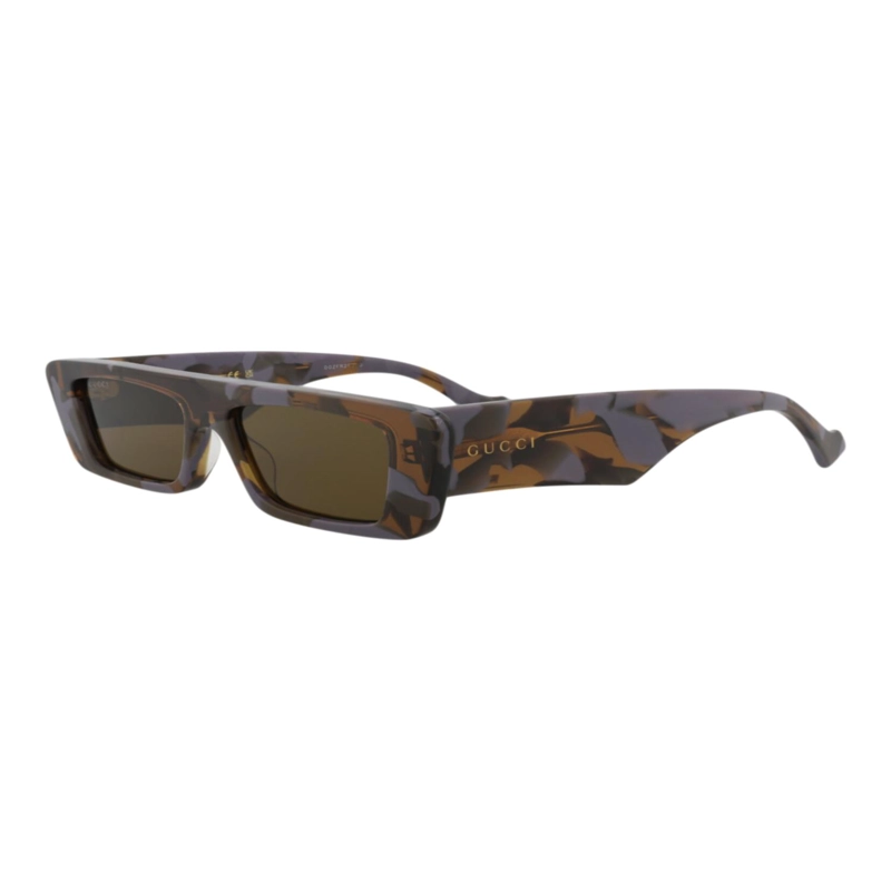 GAFAS DE SOL GUCCI DE ACETATO RECICLADO CON MONTURA CUADRADA PARA HOMBRE EN HAVANA HAVANA BROWN - 2