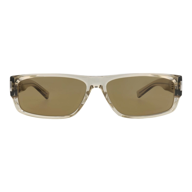 GAFAS DE SOL SAINT LAURENT DE ACETATO RECICLADO CON MONTURA CUADRADA PARA HOMBRE EN BEIGE BEIGE - 1