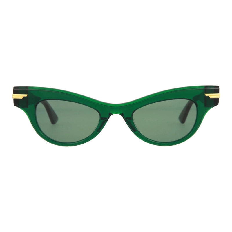 GAFAS DE SOL BOTTEGA VENETA DE ACETATO CON MONTURA DE OJO DE GATO PARA MUJER EN VERDE VERDE Y VERDE - 1
