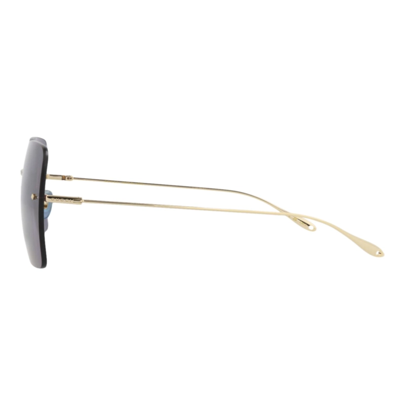 GAFAS DE SOL DE METAL CON MONTURA CUADRADA GUCCI PARA MUJER EN DORADO DORADO AZUL - 3