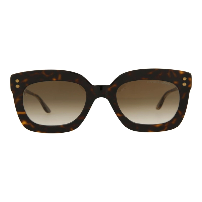 GAFAS DE SOL DE ACETATO CON MONTURA CUADRADA BOTTEGA VENETA PARA MUJER EN COLOR MARRON CRISTAL - 1
