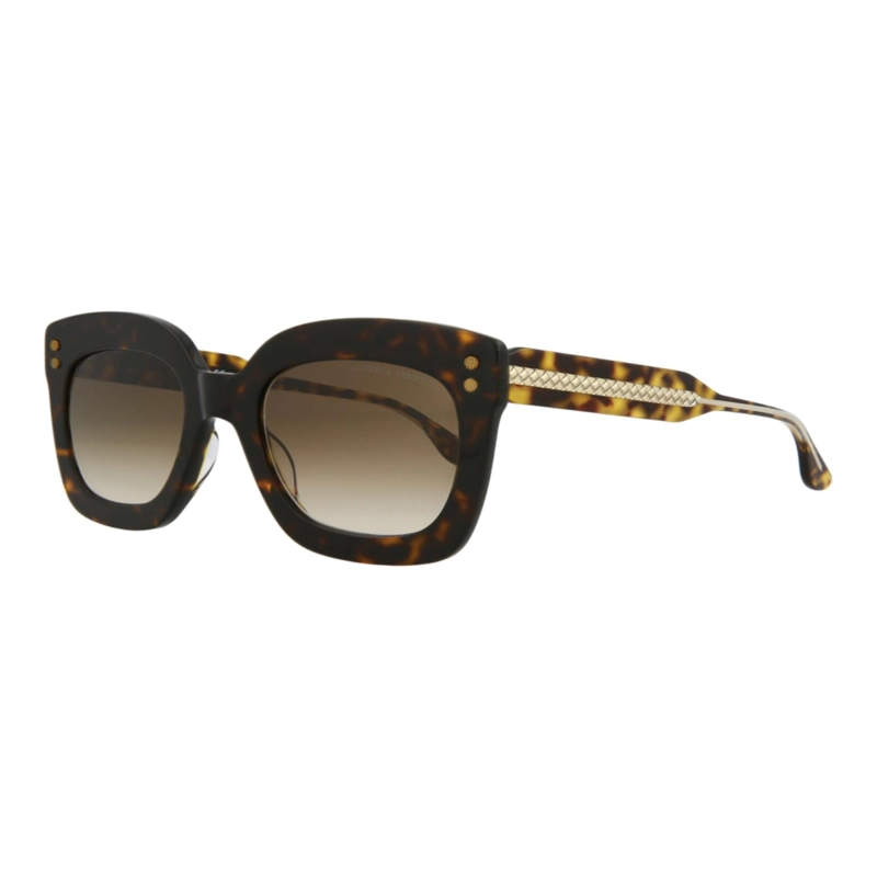 GAFAS DE SOL DE ACETATO CON MONTURA CUADRADA BOTTEGA VENETA PARA MUJER EN COLOR MARRON CRISTAL - 2