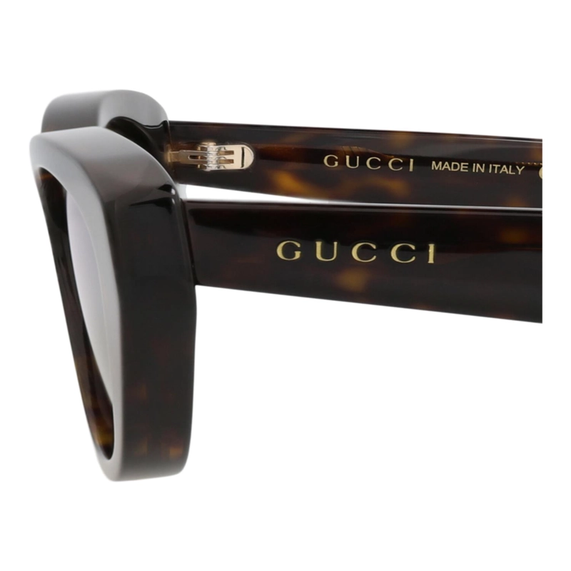 GAFAS DE SOL GUCCI DE ACETATO RECICLADO CON MONTURA DE OJO DE GATO PARA MUJER EN HAVANA HAVANA GOLD - 4