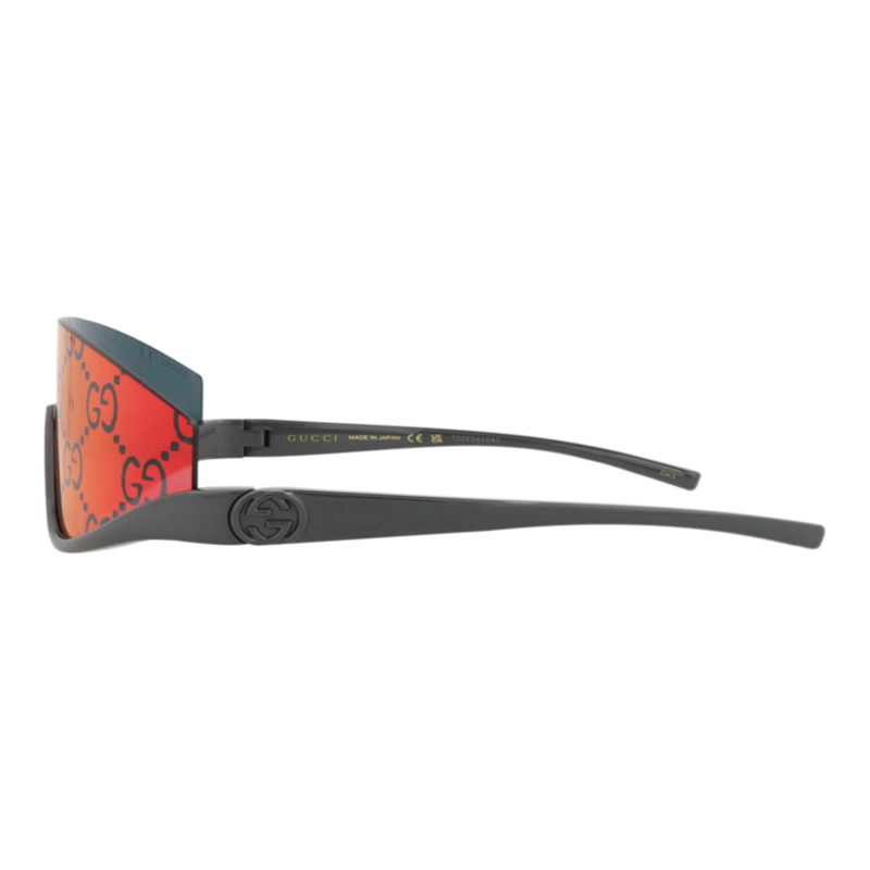 GAFAS DE SOL GUCCI SHIELDFRAME INJECTION PARA MUJER EN GRIS GRIS Y ROJO - 3