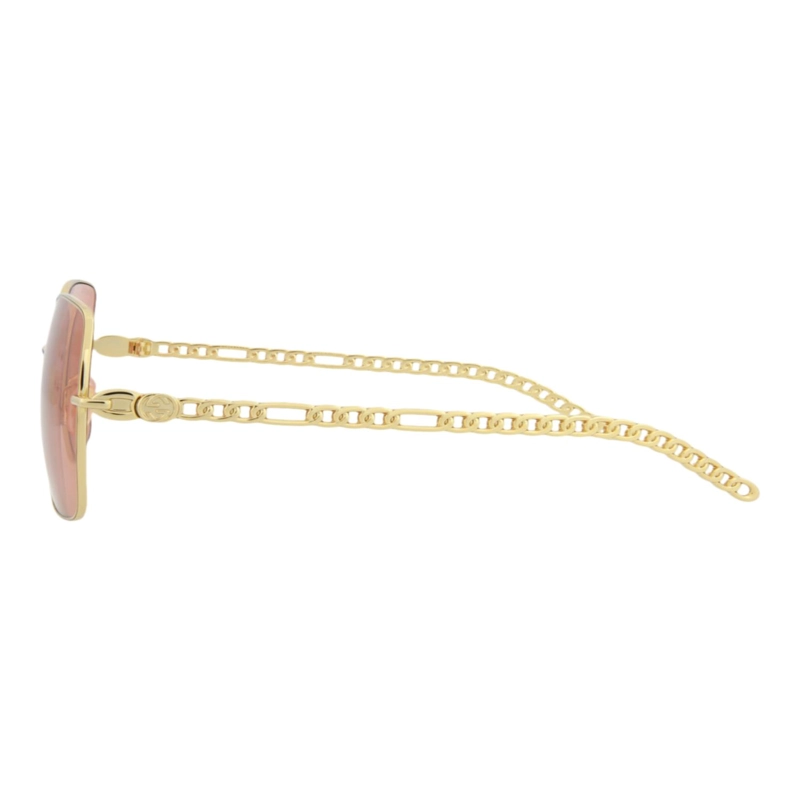 GAFAS DE SOL GUCCI DE METAL CON MONTURA CUADRADA PARA MUJER EN DORADO DORADO Y NARANJA - 3