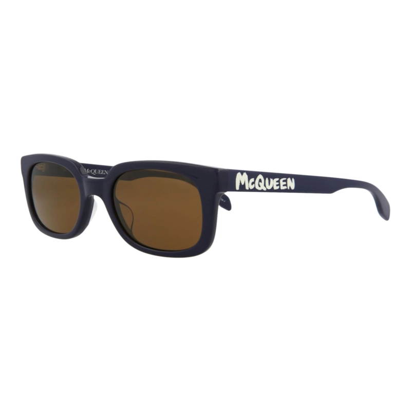 ALEXANDER MCQUEEN GAFAS DE SOL DE ACETATO CON MONTURA CUADRADA PARA HOMBRE EN AZUL AZUL MARRON - 2