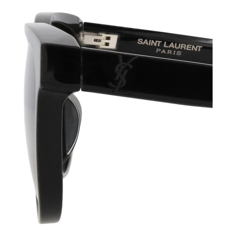 GAFAS DE SOL SAINT LAURENT DE ACETATO CON MONTURA REDONDA PARA HOMBRE Y MUJER EN NEGRO NEGRO Y GRIS - 4