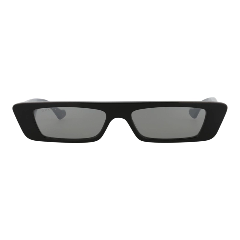 GAFAS DE SOL GUCCI DE ACETATO RECICLADO CON MONTURA CUADRADA PARA HOMBRE EN NEGRO GRIS Y PLATEADO - 1