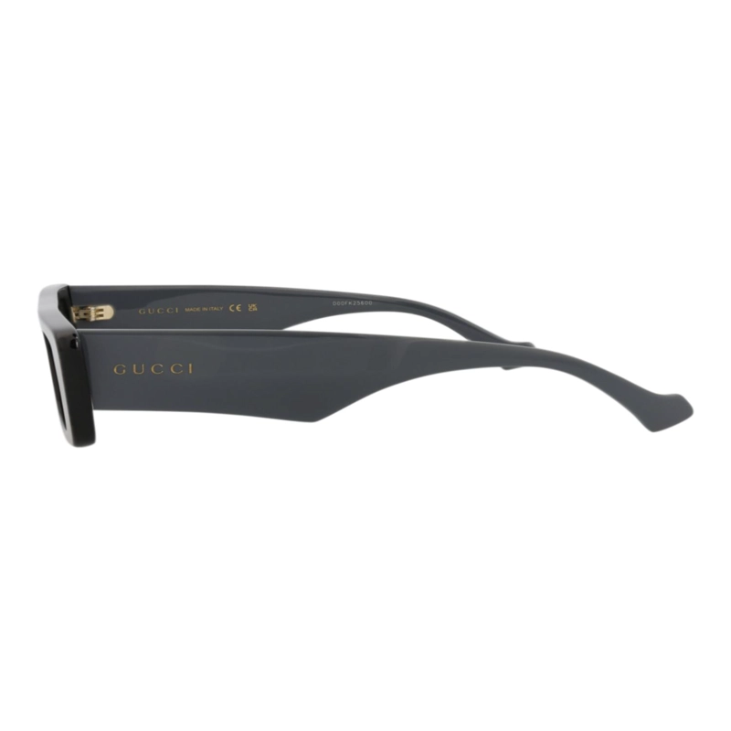 GAFAS DE SOL GUCCI DE ACETATO RECICLADO CON MONTURA CUADRADA PARA HOMBRE EN NEGRO GRIS Y PLATEADO - 3