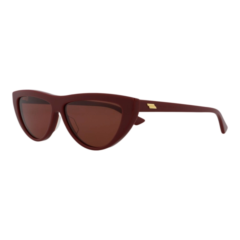 GAFAS DE SOL BOTTEGA VENETA DE ACETATO CON MONTURA DE OJO DE GATO PARA MUJER EN BURDEOS Y ROJO - 2