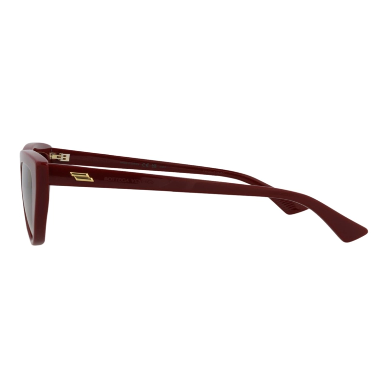 GAFAS DE SOL BOTTEGA VENETA DE ACETATO CON MONTURA DE OJO DE GATO PARA MUJER EN BURDEOS Y ROJO - 3