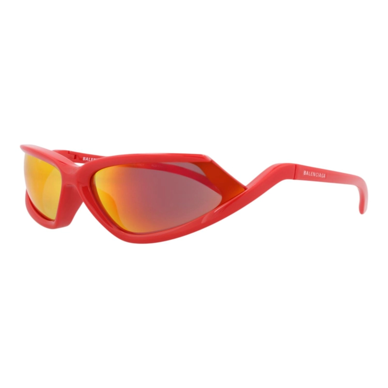 GAFAS DE SOL BALENCIAGA SHIELDFRAME BIO INJECTION PARA HOMBRE Y MUJER EN ROJO ROJO Y ROJO - 2