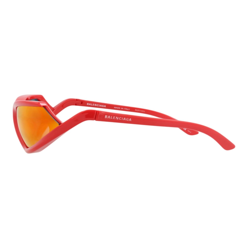 GAFAS DE SOL BALENCIAGA SHIELDFRAME BIO INJECTION PARA HOMBRE Y MUJER EN ROJO ROJO Y ROJO - 3