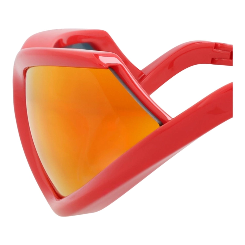 GAFAS DE SOL BALENCIAGA SHIELDFRAME BIO INJECTION PARA HOMBRE Y MUJER EN ROJO ROJO Y ROJO - 4