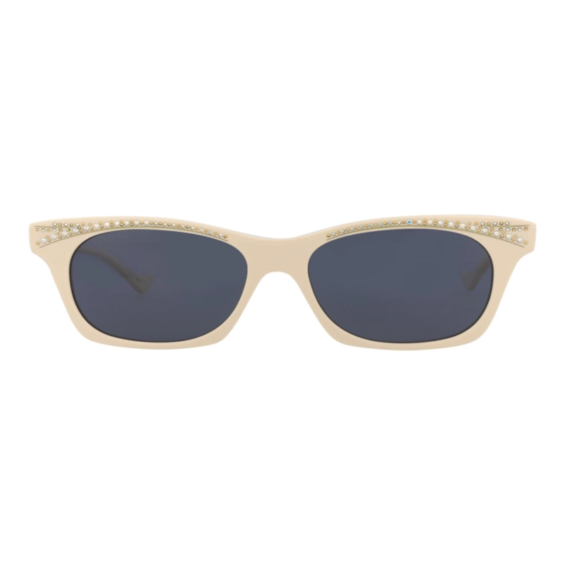 GAFAS DE SOL GUCCI DE ACETATO RECICLADO CON MONTURA DE OJO DE GATO PARA MUJER EN COLOR AZUL MARFIL - 1