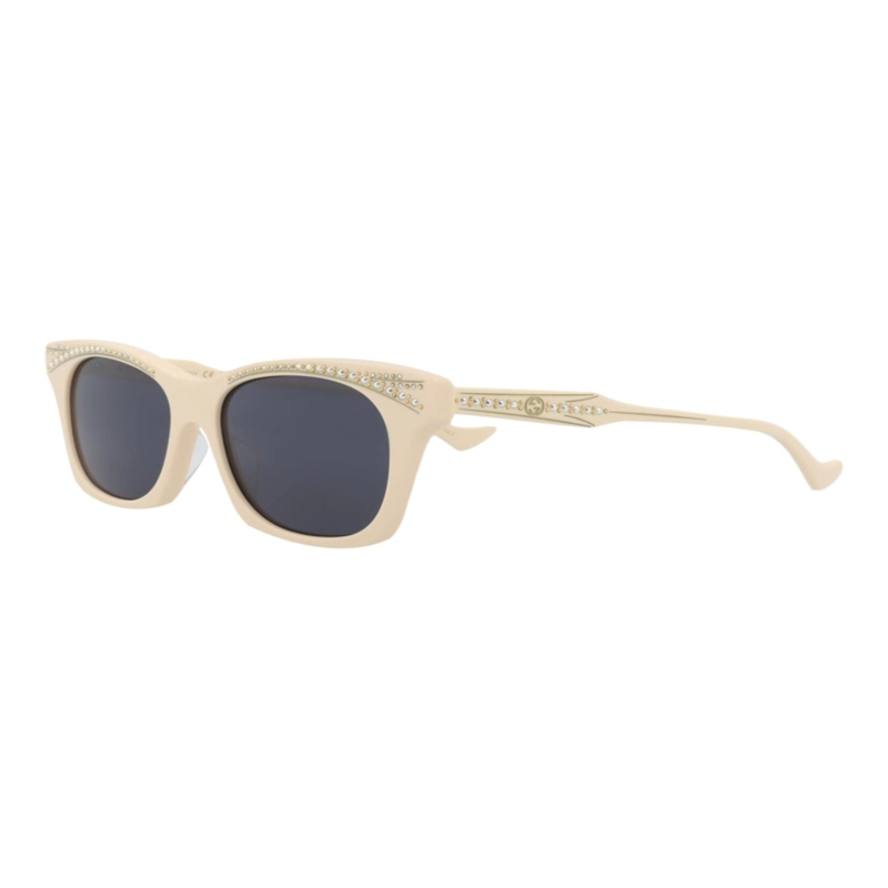 GAFAS DE SOL GUCCI DE ACETATO RECICLADO CON MONTURA DE OJO DE GATO PARA MUJER EN COLOR AZUL MARFIL - 2