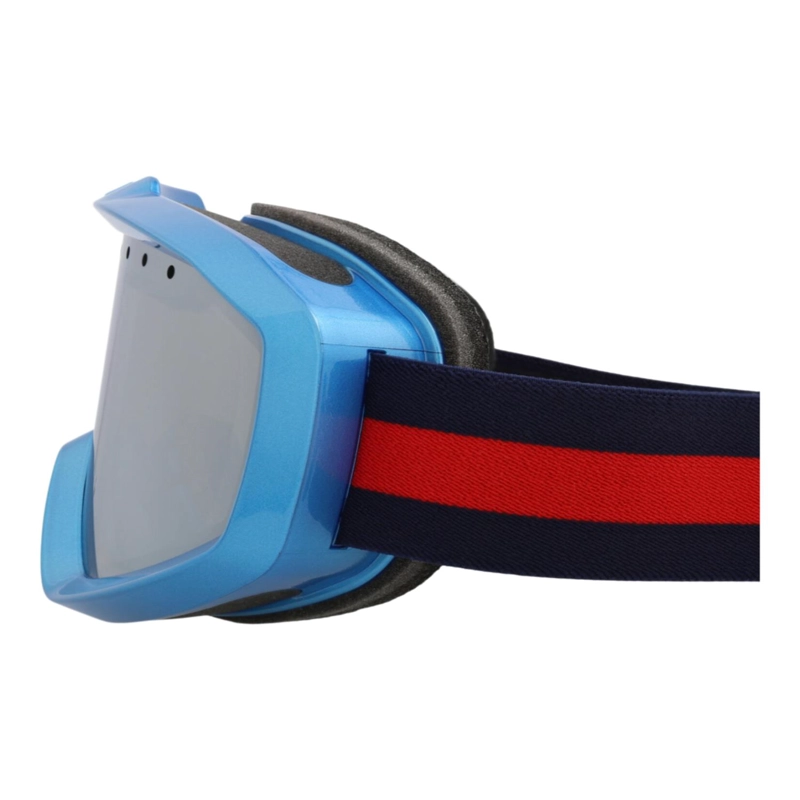 GAFAS DE SOL GUCCI SHIELDFRAME INJECTION PARA HOMBRE Y MUJER EN AZUL AZUL Y PLATEADO - 6