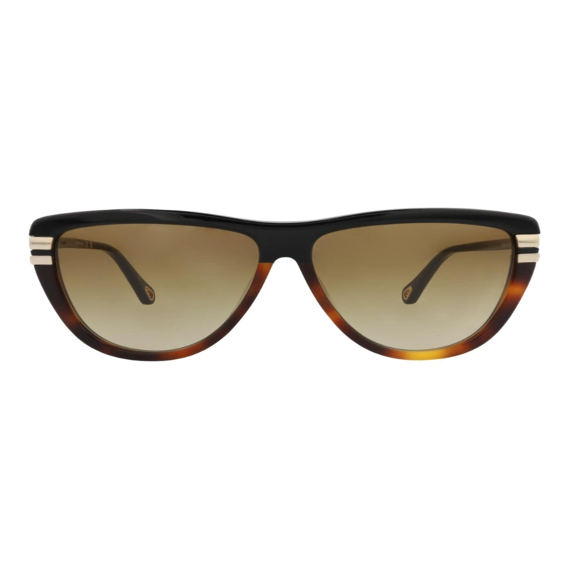 GAFAS DE SOL CHLOE  DE ACETATO RECICLADO CON MONTURA CUADRADA PARA MUJER EN NEGRO NEGRO Y MARRON - 1