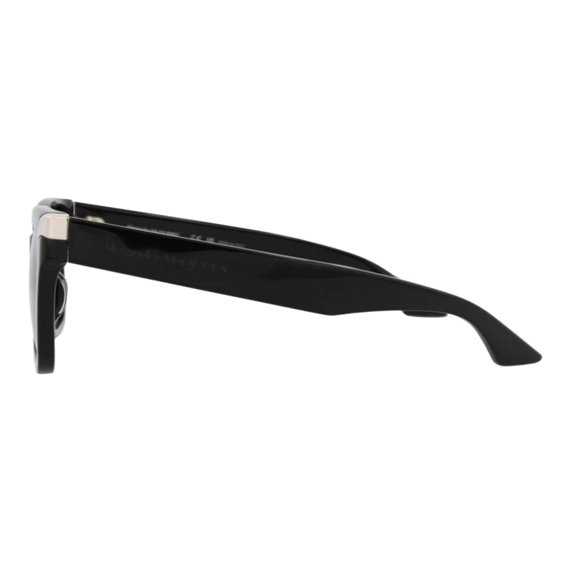 GAFAS DE SOL ALEXANDER MCQUEEN DE ACETATO RECICLADO CON MONTURA CUADRADA PARA MUJER EN NEGRO NEGRO - 3
