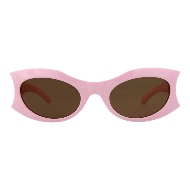 GAFAS DE SOL BALENCIAGA CON MONTURA DE OJO DE GATO BIO INJECTION PARA MUJER EN ROSA ROSA Y MARRON - 1