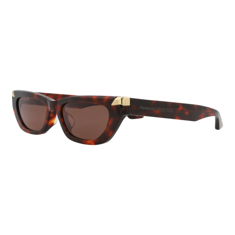 GAFAS DE SOL DE ACETATO RECICLADO CON MONTURA DE OJO DE GATO ALEXANDER MCQUEEN PARA MUJER EN HAVANA - 2
