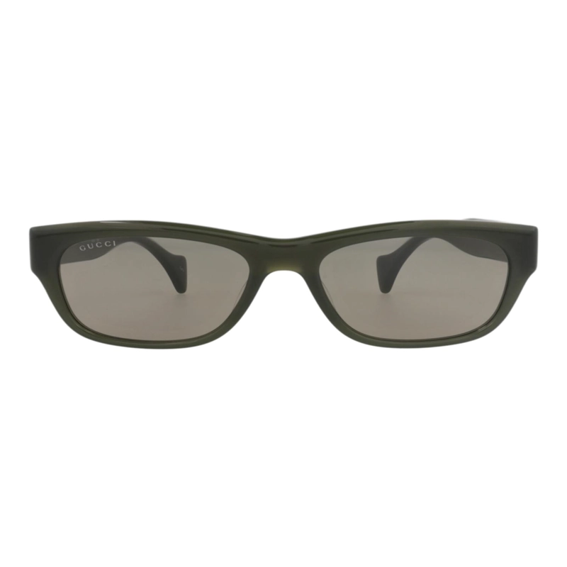 GAFAS DE SOL GUCCI DE ACETATO RECICLADO CON MONTURA CUADRADA PARA HOMBRE EN VERDE VERDE Y MARRON - 1
