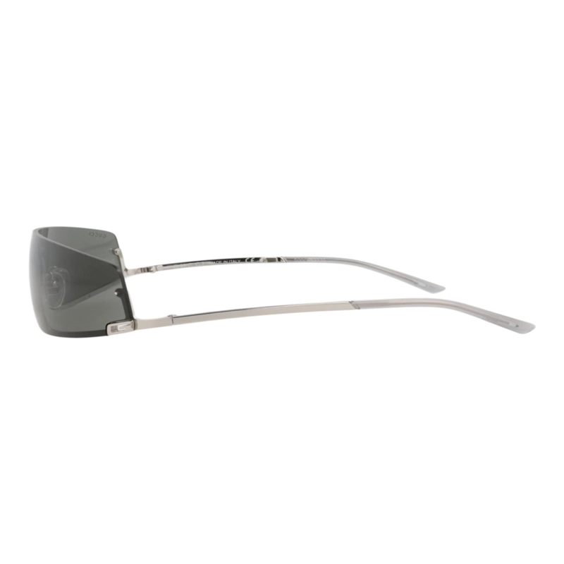 GAFAS DE SOL METALICAS GUCCI SHIELDFRAME PARA HOMBRE Y MUJER EN COLOR GRIS PLATEADO - 3