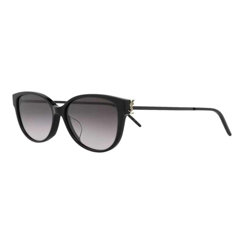GAFAS DE SOL SAINT LAURENT DE ACETATO CON MONTURA REDONDA PARA MUJER EN COLOR NEGRO AHUMADO - 2
