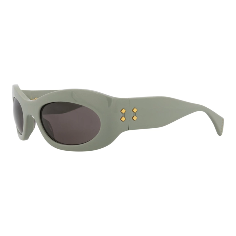 GAFAS DE SOL GUCCI SHIELDFRAME DE ACETATO RECICLADO PARA HOMBRE Y MUJER EN VERDE VERDE Y GRIS - 2