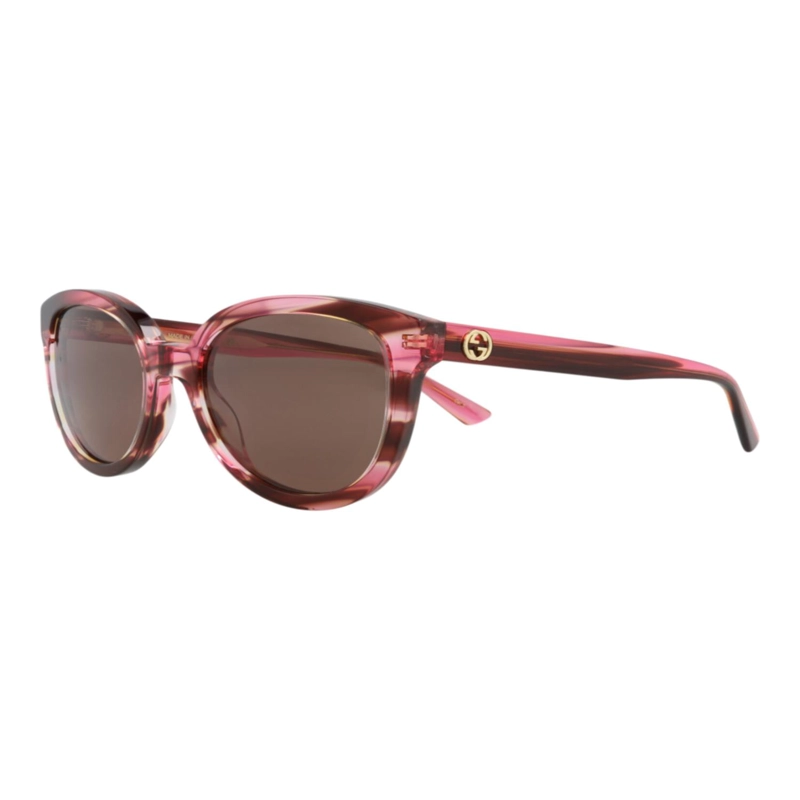 GAFAS DE SOL GUCCI DE ACETATO RECICLADO CON MONTURA REDONDA PARA MUJER EN HAVANA HAVANA BROWN - 2