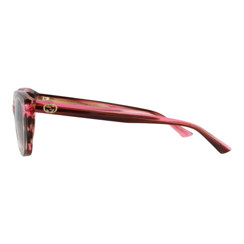 GAFAS DE SOL GUCCI DE ACETATO RECICLADO CON MONTURA REDONDA PARA MUJER EN HAVANA HAVANA BROWN - 3