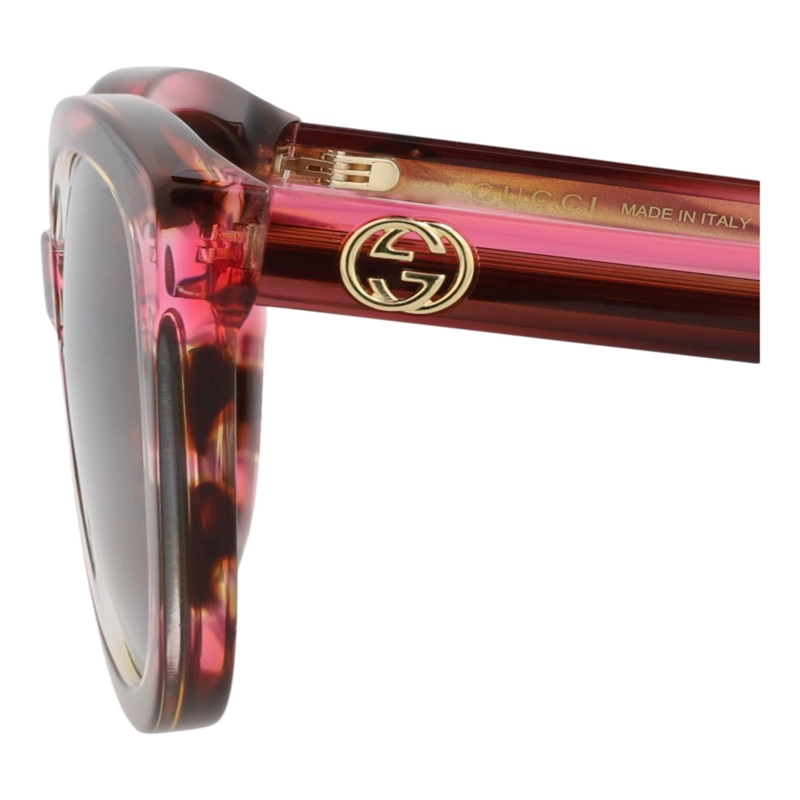 GAFAS DE SOL GUCCI DE ACETATO RECICLADO CON MONTURA REDONDA PARA MUJER EN HAVANA HAVANA BROWN - 4